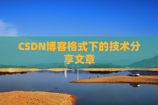 CSDN博客格式下的技术分享文章